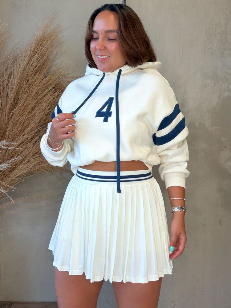 Yollie White Hoodie
