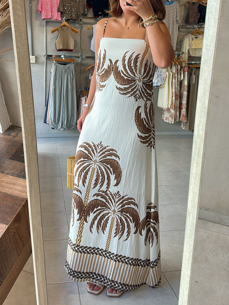 Palms Printed Maxi Dress