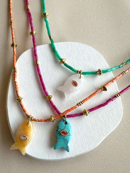 Fish Beads Necklace