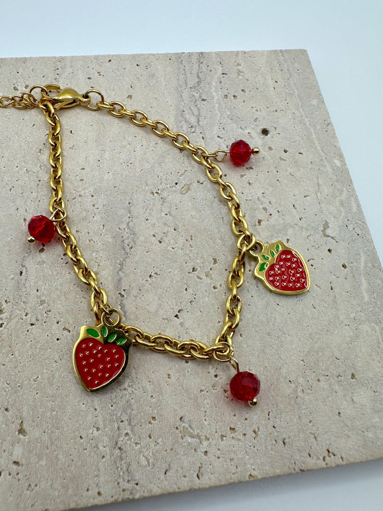 Strawberry Steel Bracelet