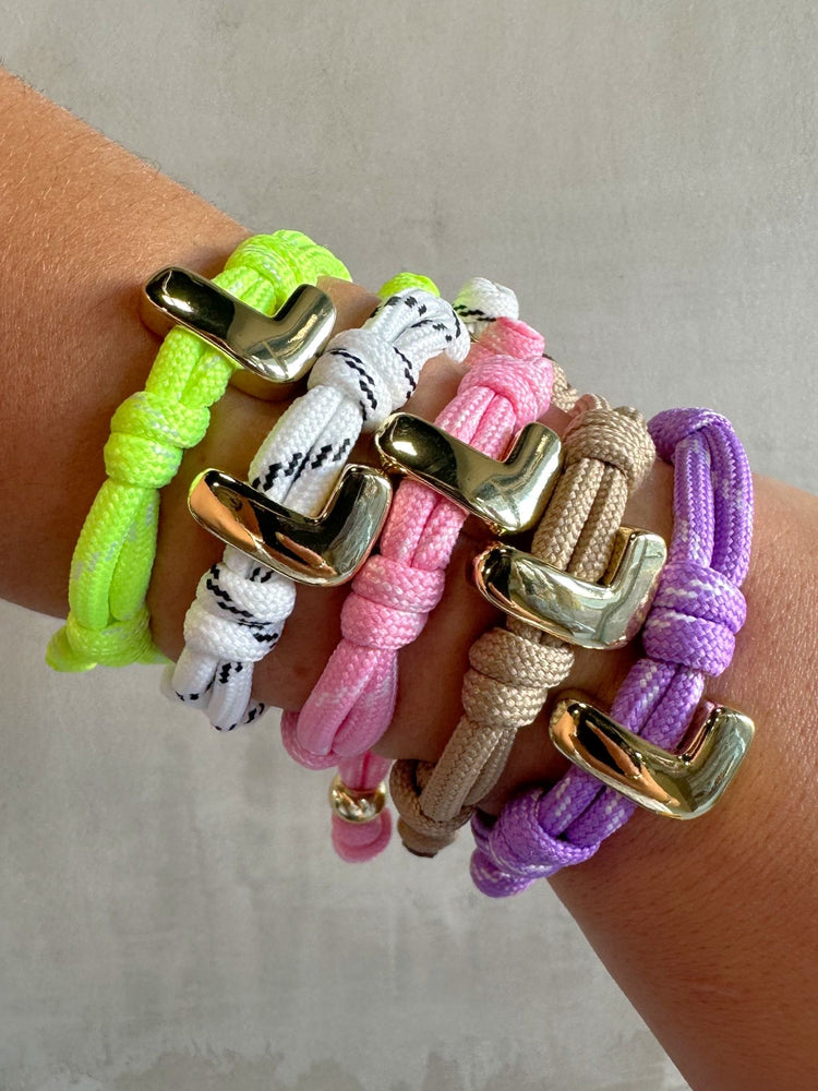 Initials Rope Bracelet
