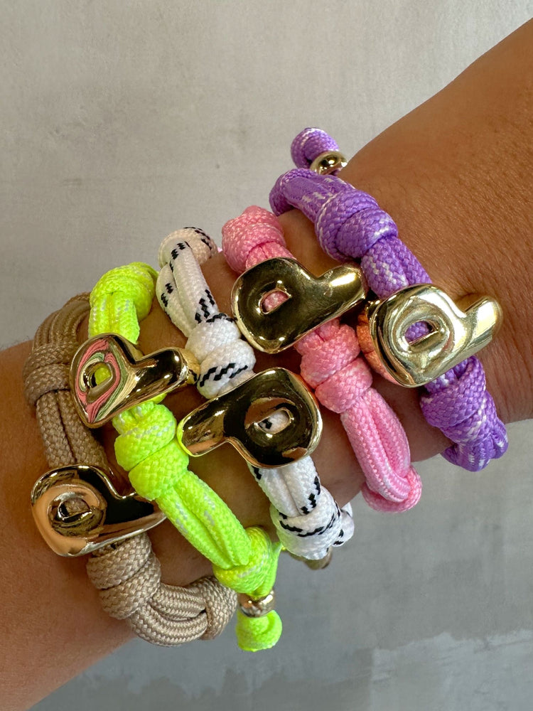 Initials Rope Bracelet
