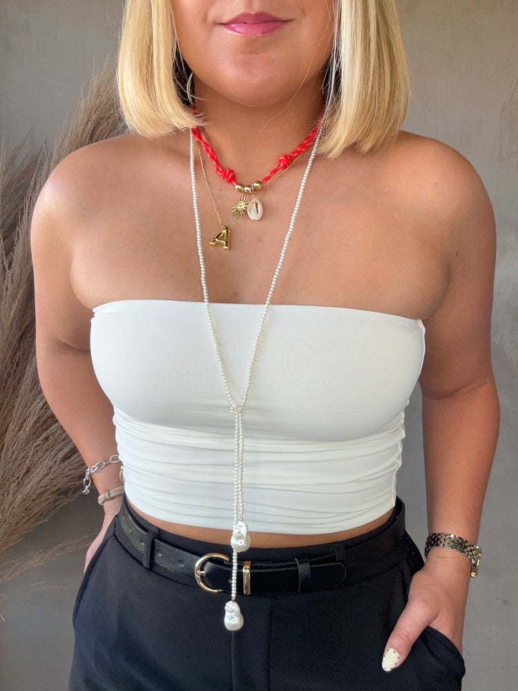 Calliope White Tube Top
