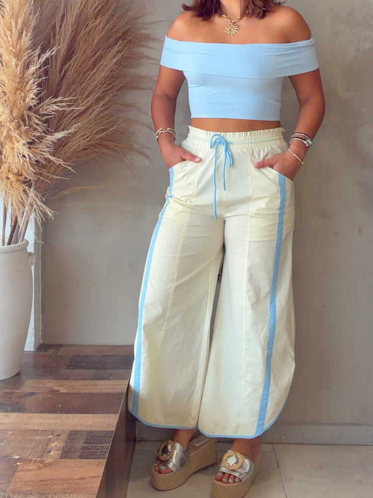 Isaura Blue Basic Top