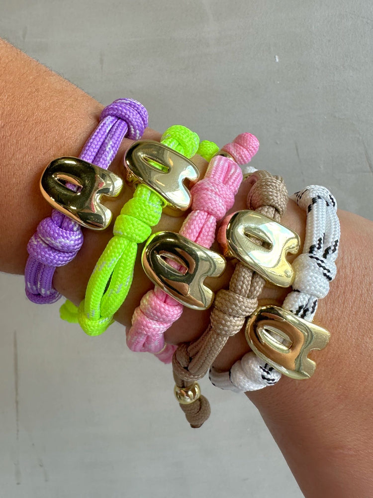 Initials Rope Bracelet