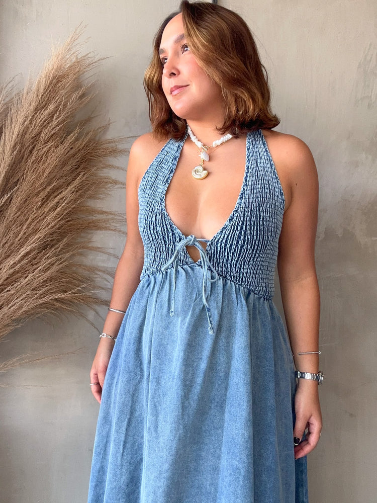 Kristen Denim Dress