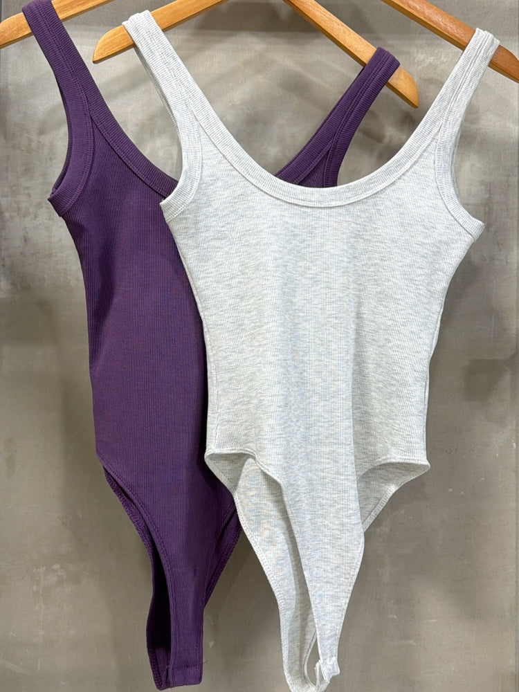 Carliz Grey Bodysuit