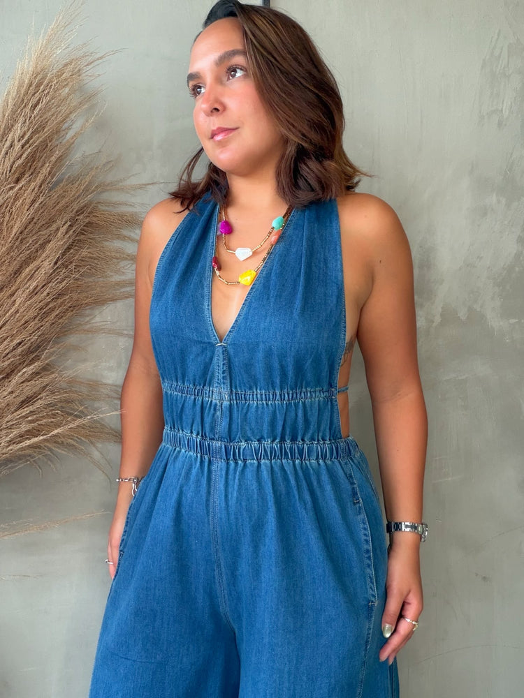 Agnes Denim Jumpsuit