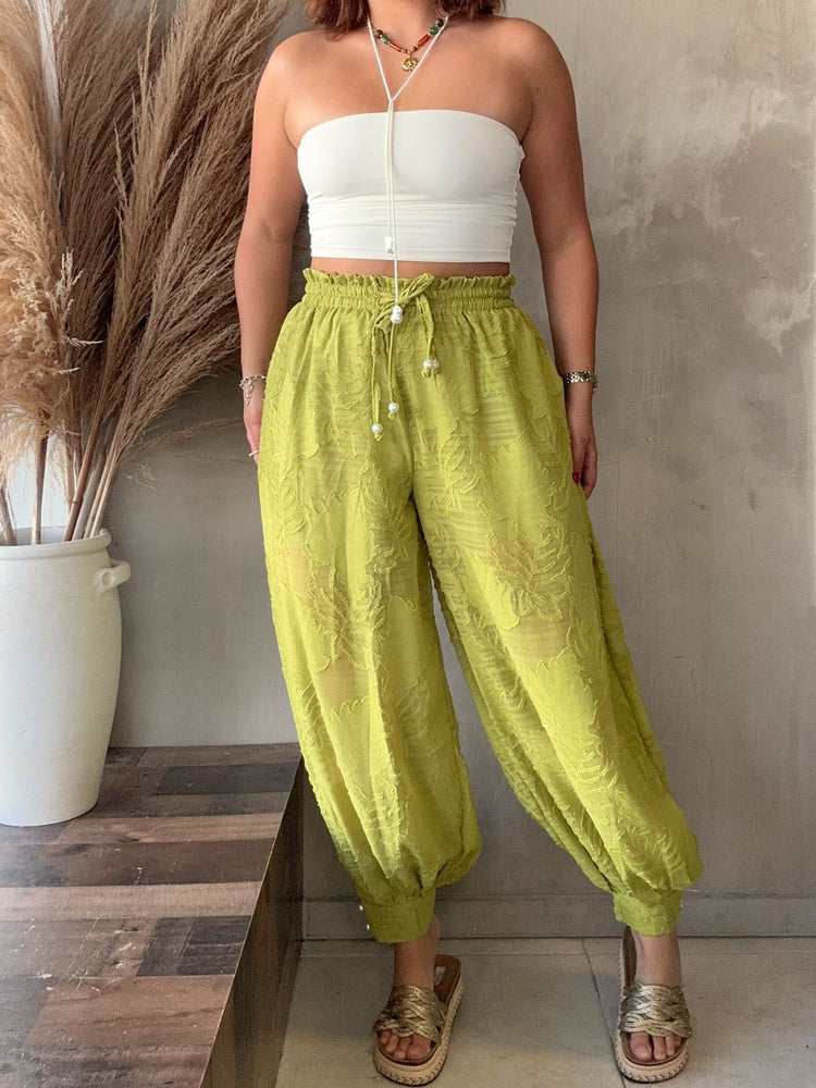 Luca Lime Balloon Pants