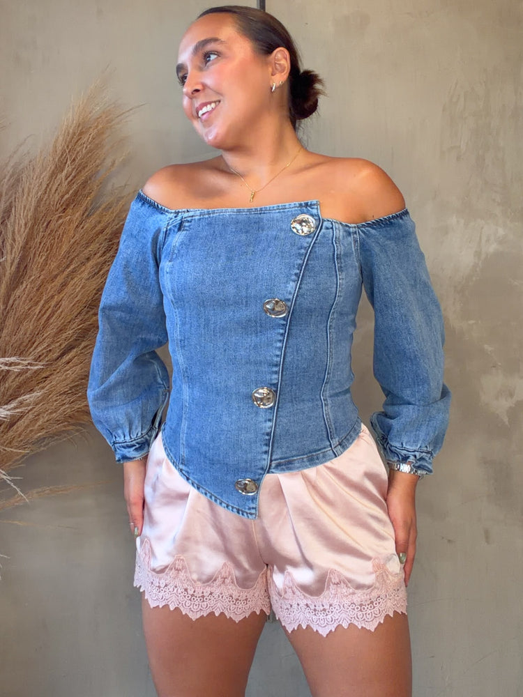 Nanette Denim Top