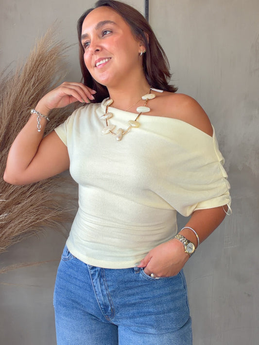 Simone Butter Yellow Top