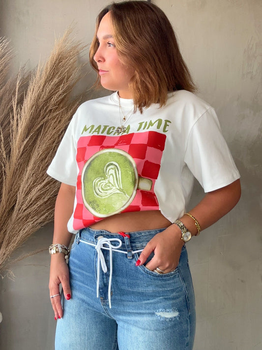 Matcha Time Tee