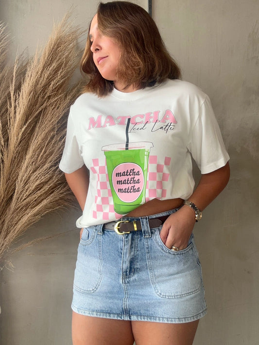 Matcha Iced Latte Tee