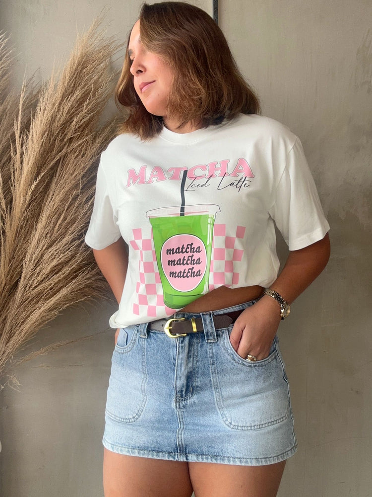 Matcha Iced Latte Tee