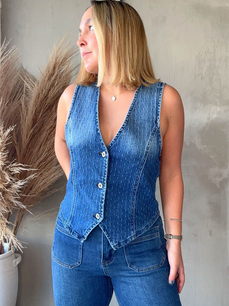 FINAL SALE - Erin Denim Vest