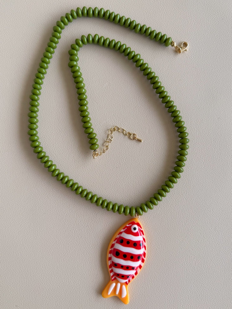 Fish Beads Necklace