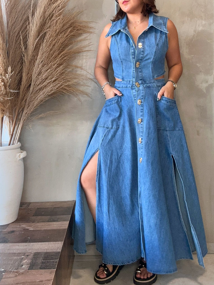 Marjorie Denim Dress