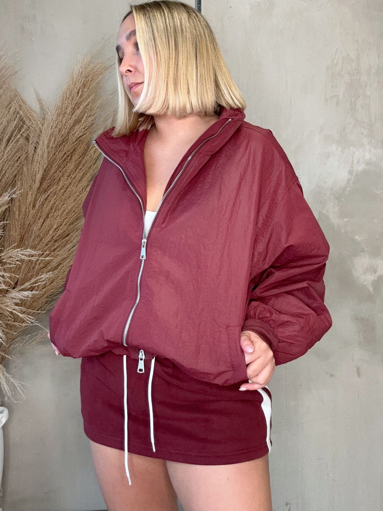 FINAL SALE - Myosotis Burgundy Jacket