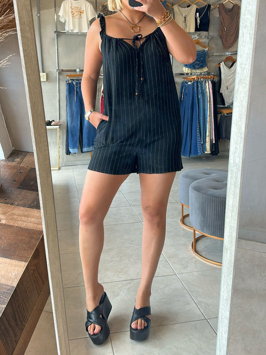 FINAL SALE - Presley Striped Romper