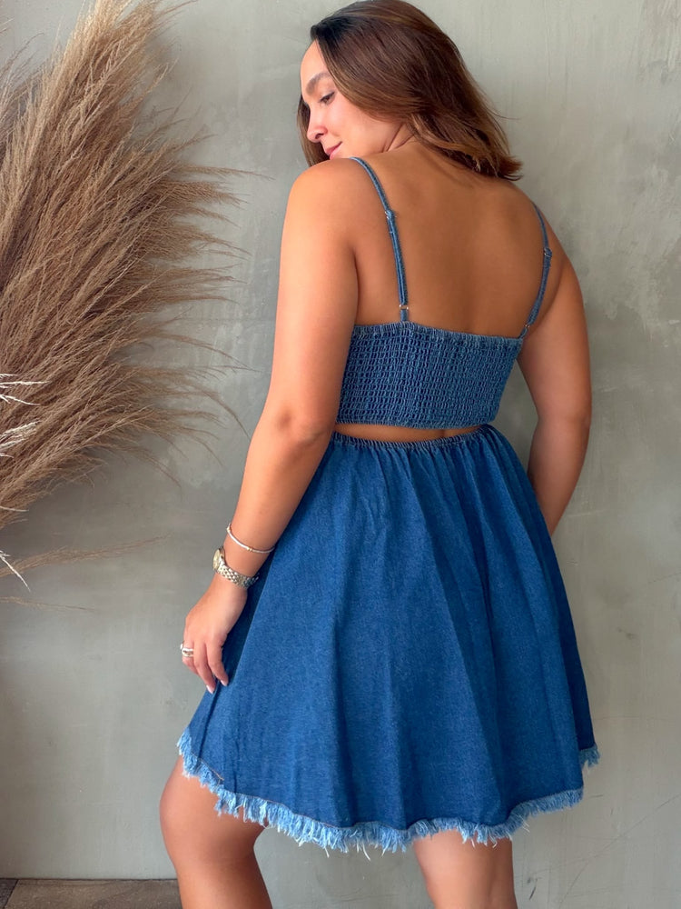 Athena Denim Dress