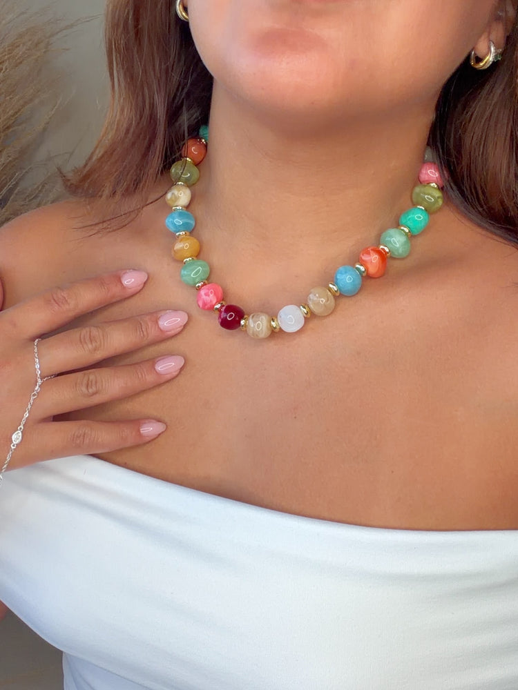 Multi Beads Necklace
