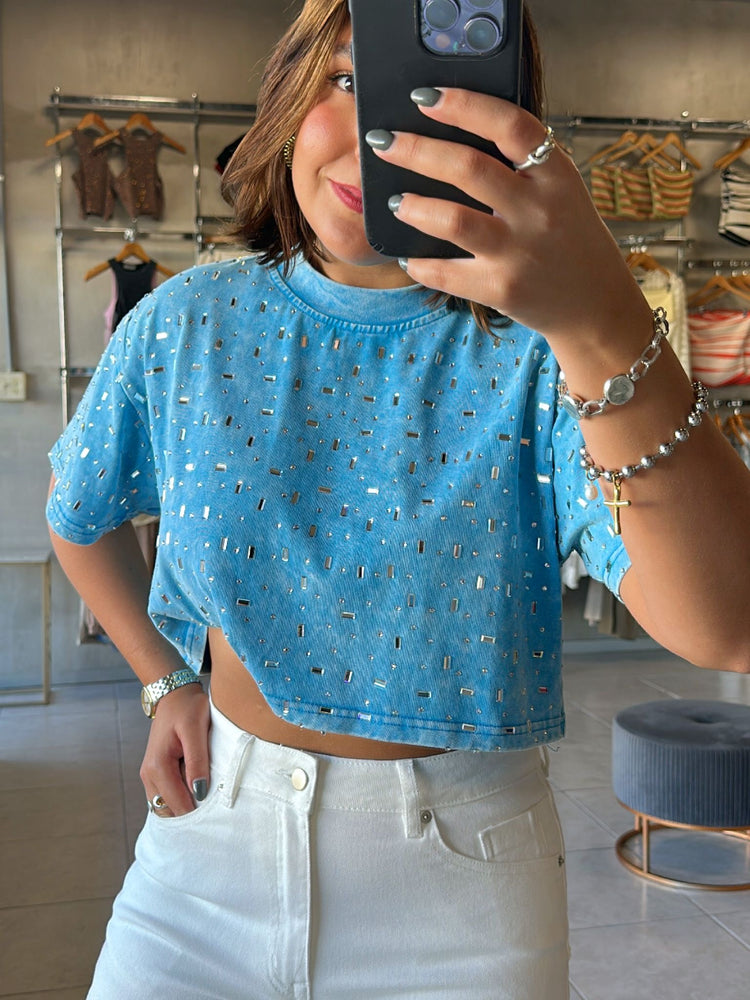 Zamira Blue Tee