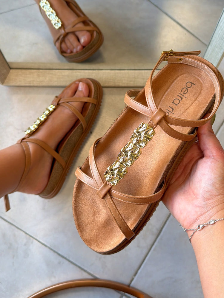 Moleca Tan Wedges
