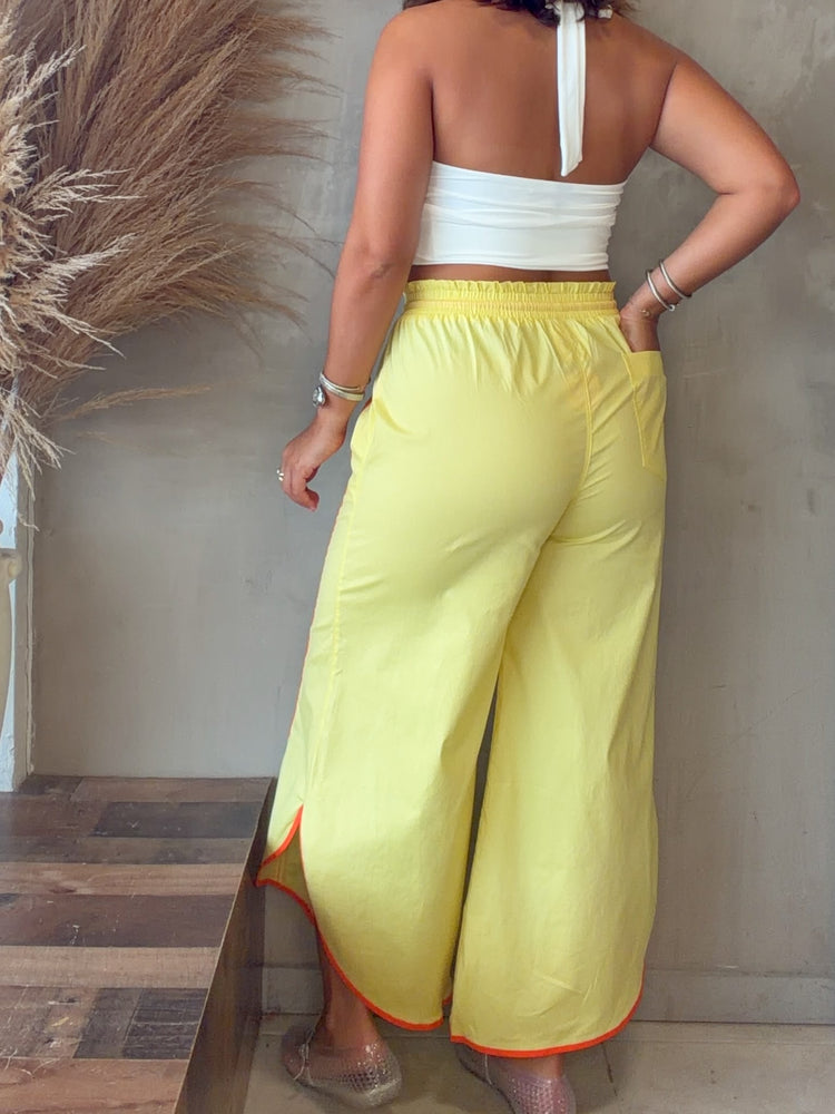 Bea Lemon/Orange Sporty Pants