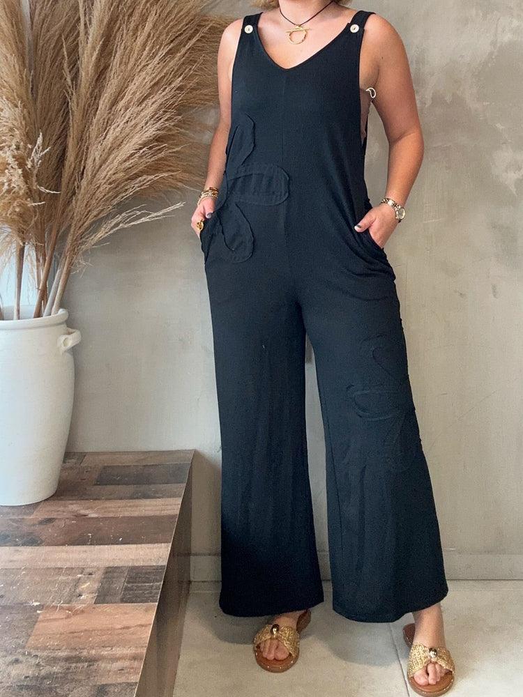 Nyrah Petals Overall Jumpsuit