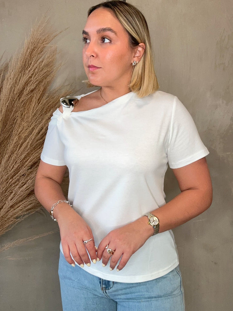 Lindsay Asymmetrical Tee