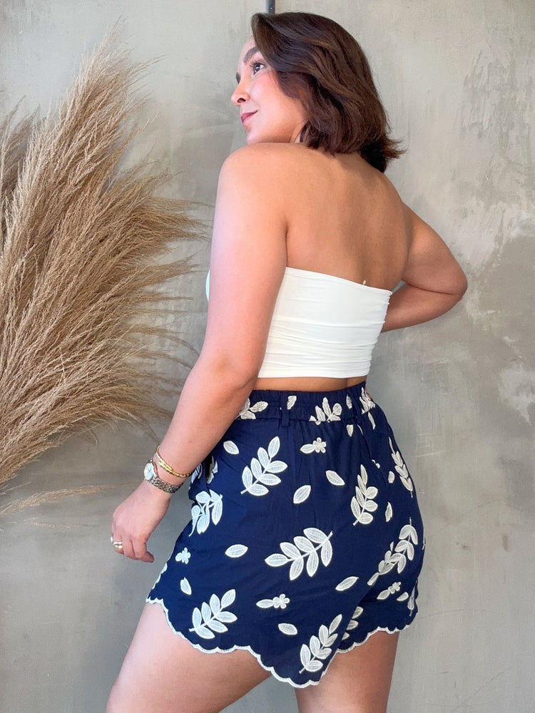 Kara Embroidery Short