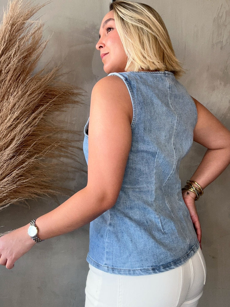 Tallulah Denim Vest