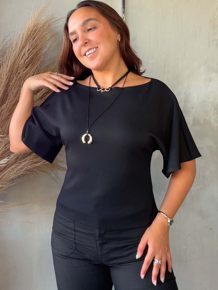 Vivienne Black Blouse