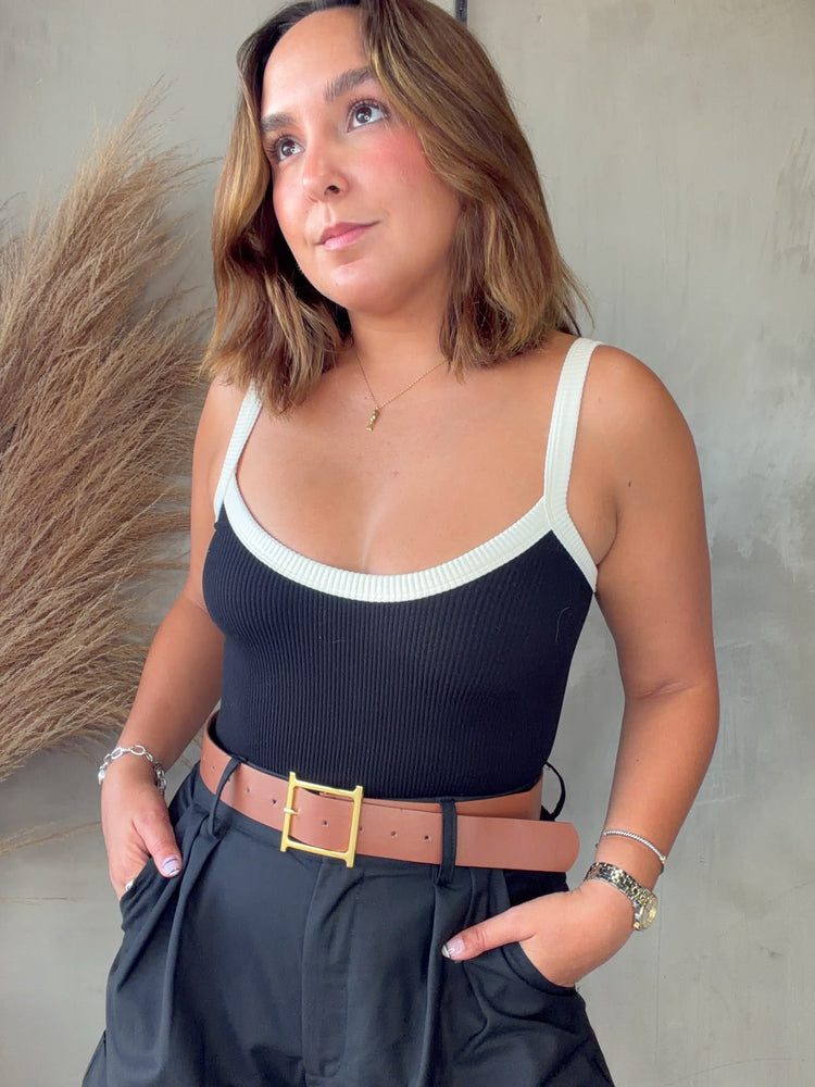 Irene Black Bodysuit