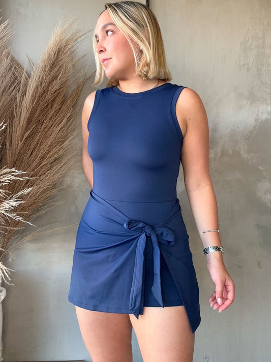Aryna Navy Active Dress