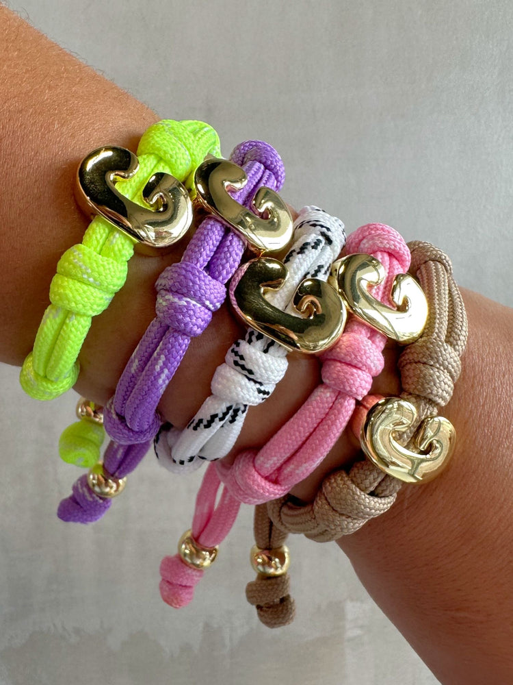 Initials Rope Bracelet