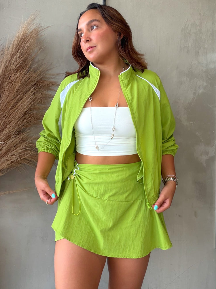 Eiza Lime Jacket & Skort Set