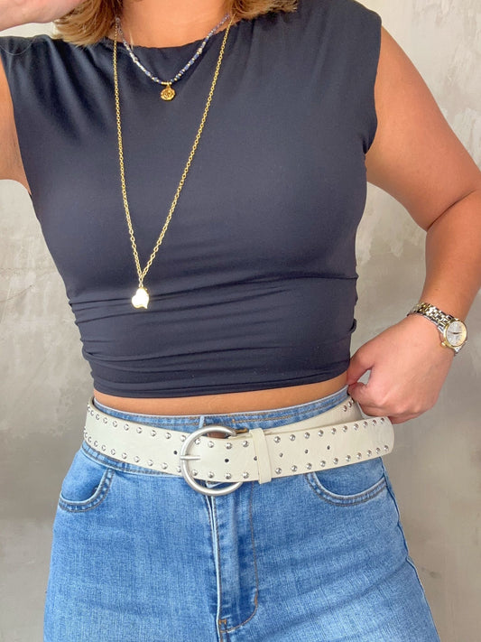 Studs Off White Belt