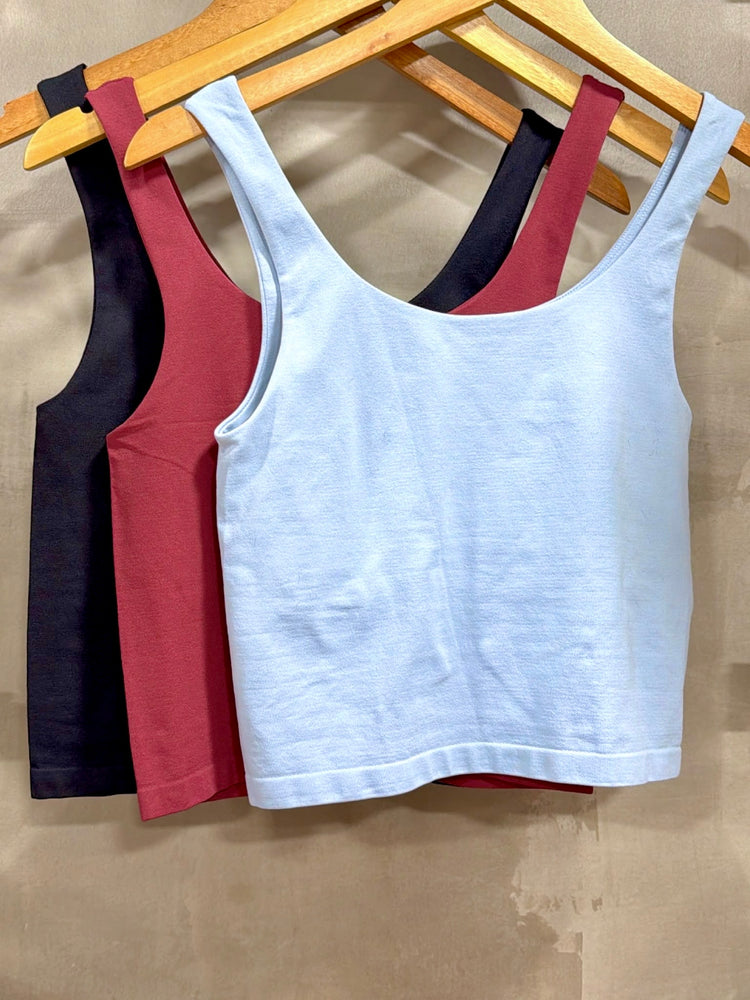 Kali Light Blue Basic Top