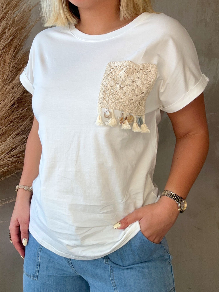 Crochet Pocket Tee