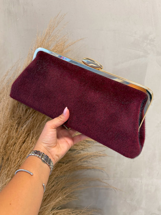 Hope Wine Clutch Bag