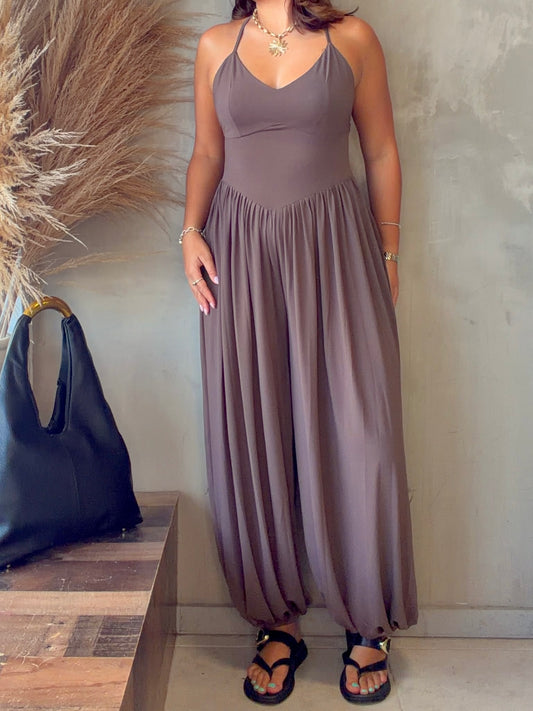Lori Mocha Jumpsuit