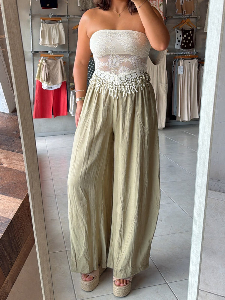 Karlie Lace & Tassle Top