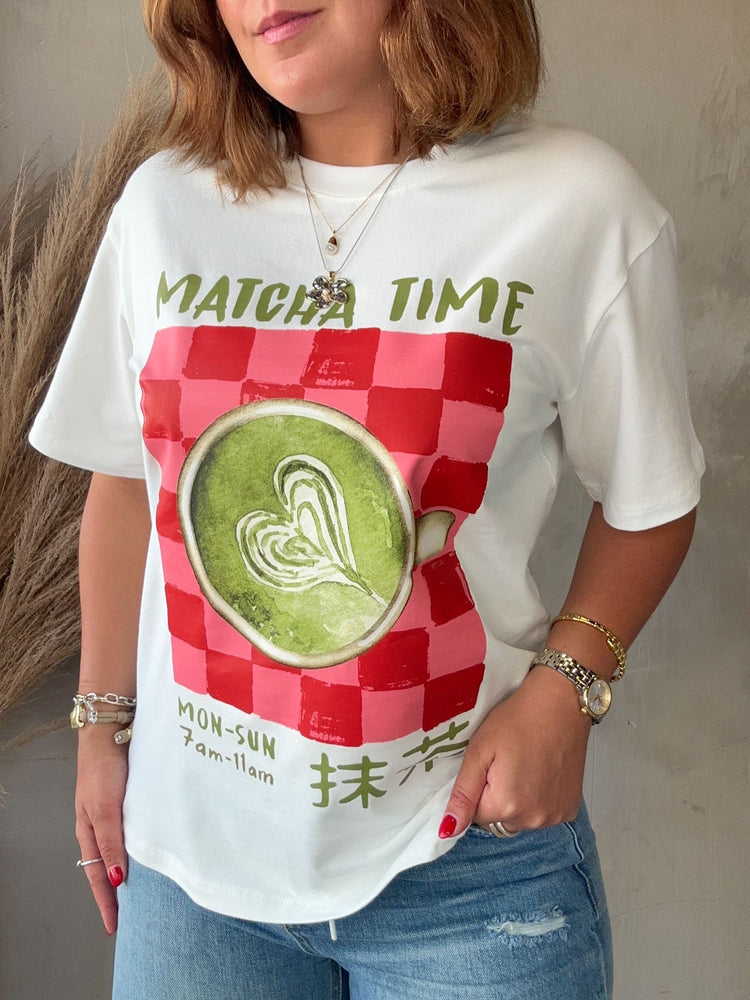Matcha Time Tee