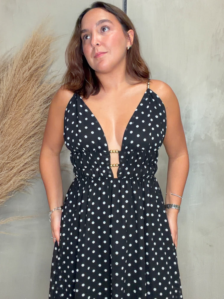 Priscilla Polka Dots Maxi