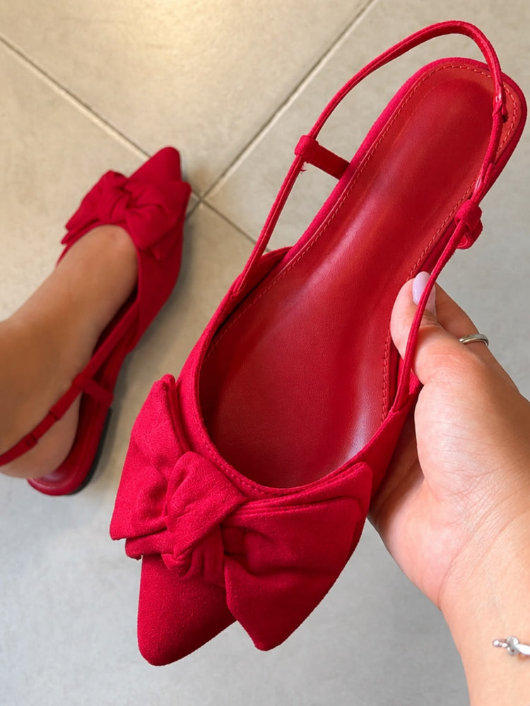 Bow Red Flat