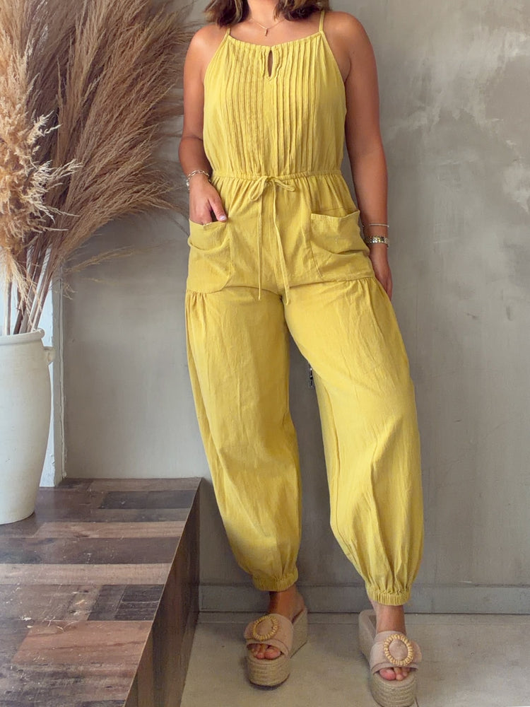 Ariadne Yellow Jumpsuit