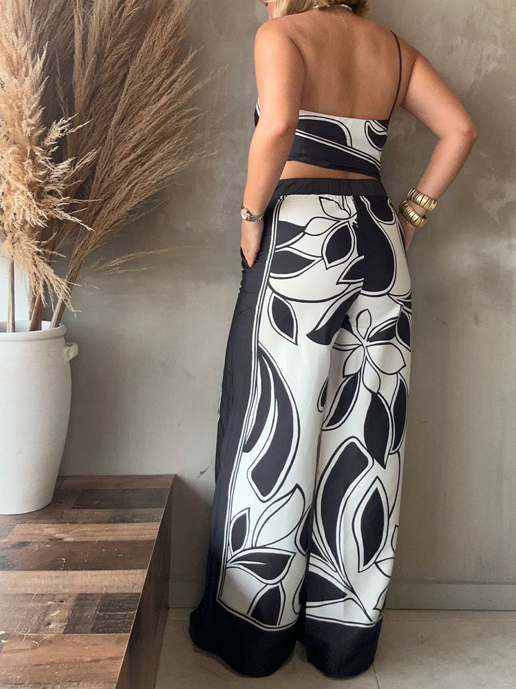 FINAL SALE - Jeniffer Bk&Wht Printed Set