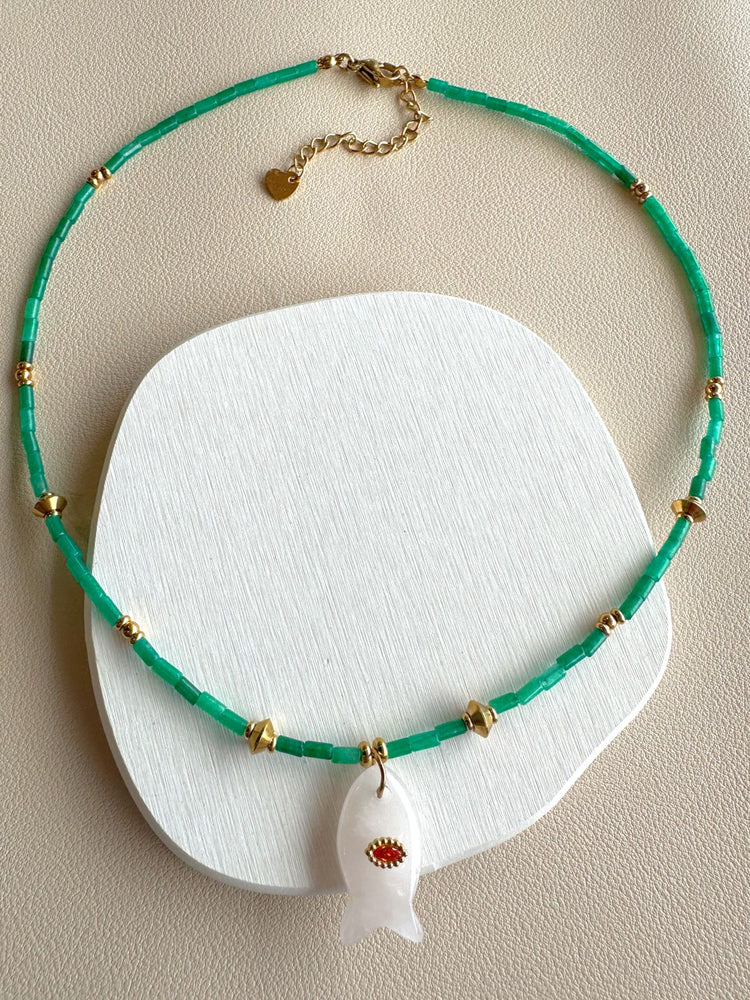 Fish Beads Necklace