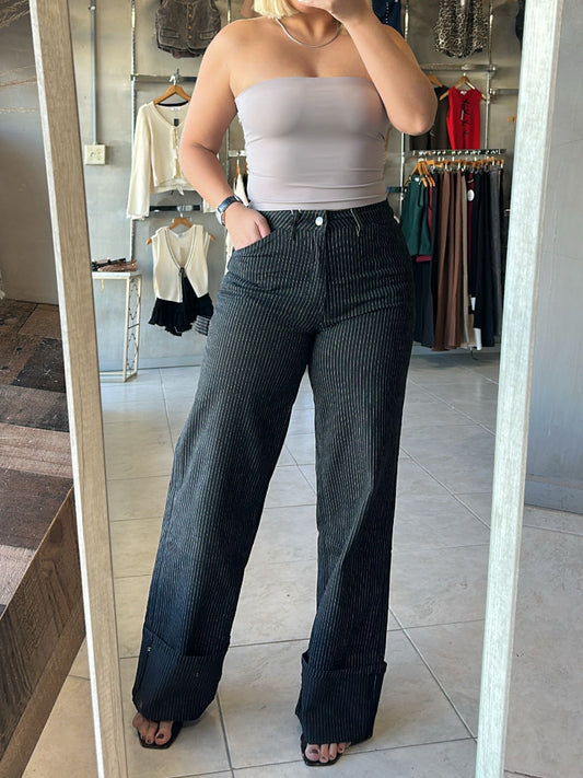 FINAL SALE - Zulema Striped Jean